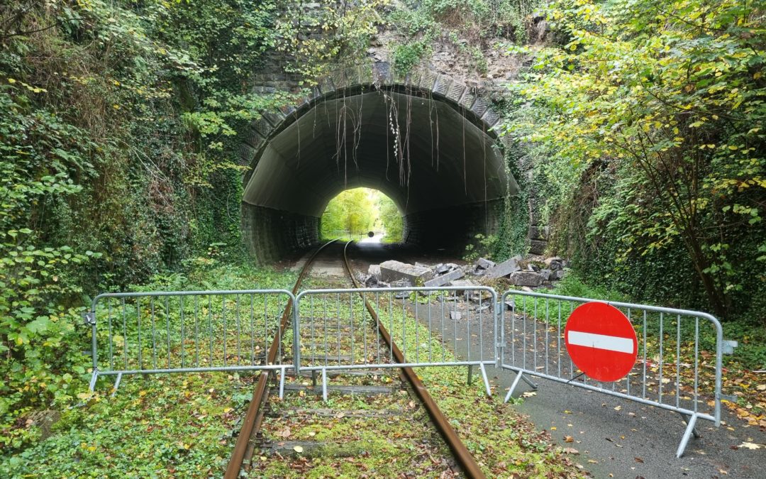 Edit – Eboulement sur la L150 : le tunnel est réparé !